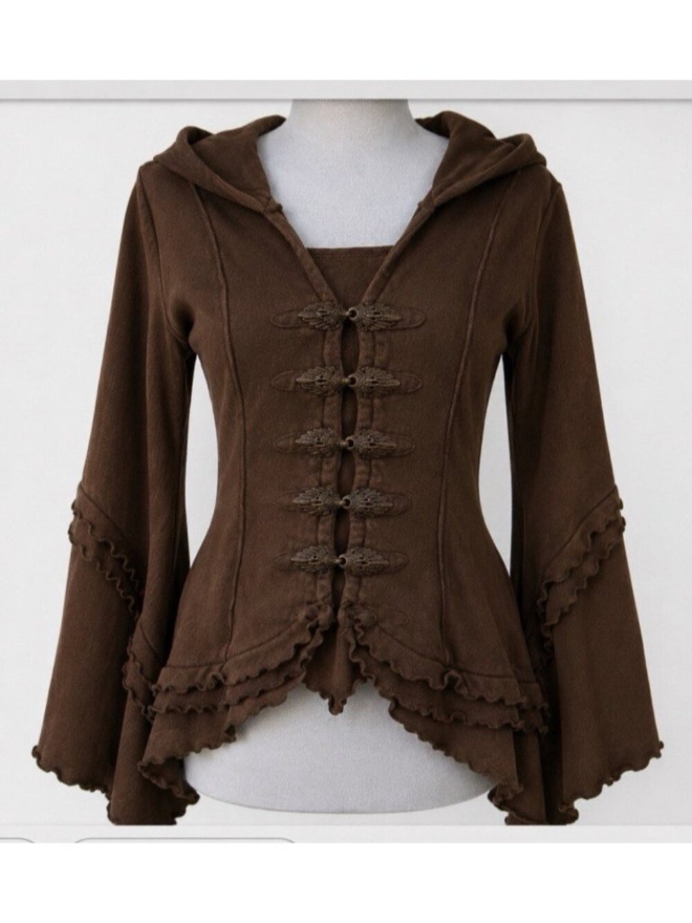 Women Phoenix Rising sweatshirt Jacket Coat Fairy Whimsy Renaissance anime 2XL